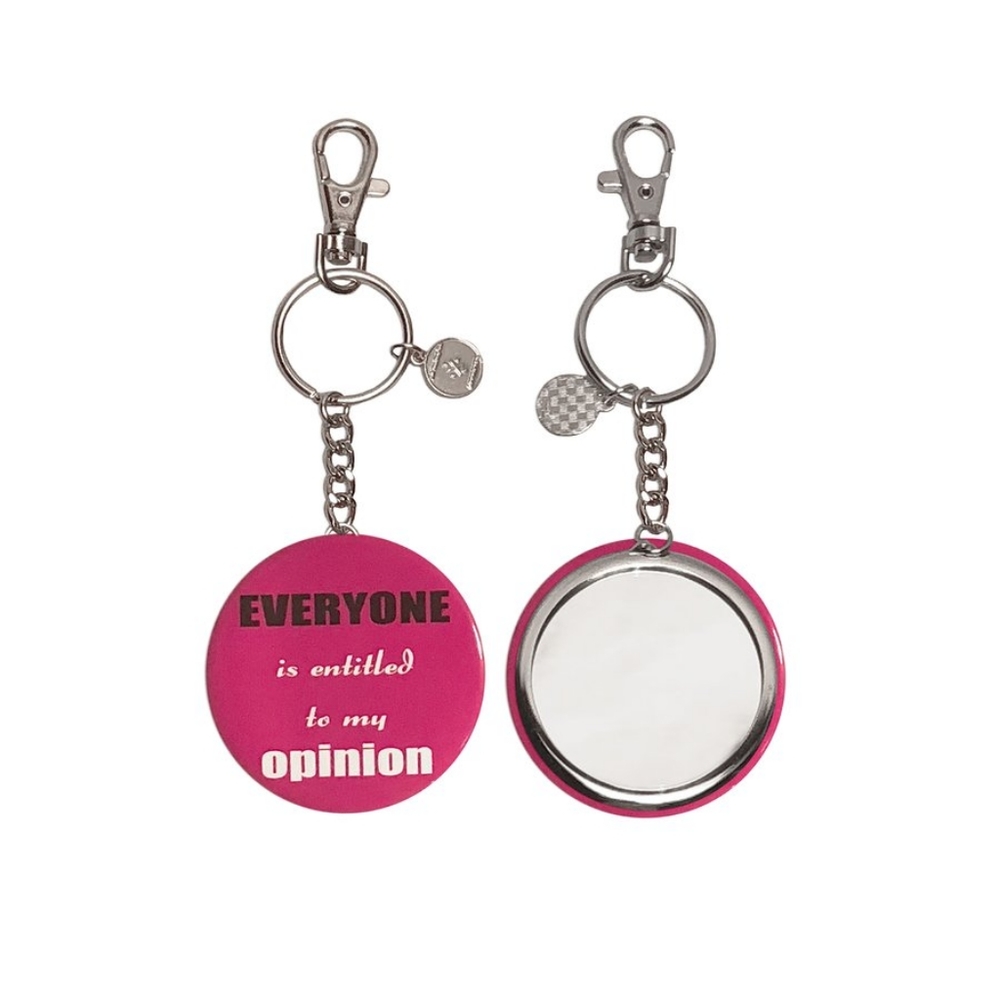 🆕 My Opinion Key Chain/Bag Charm